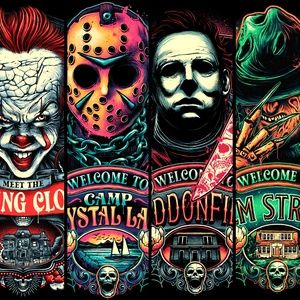 Scary Mix of Horror Tumbler